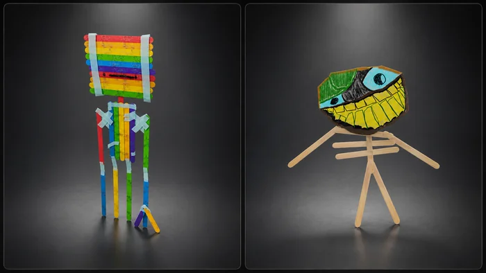 Kids' Artwork in 3D